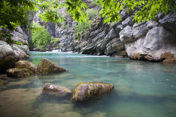 Manavgat River Yedipınarlar spring Antalya Turkey