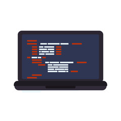 HTML programming code icon vector illustration graphic design