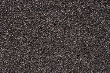 Black sand extremal close up