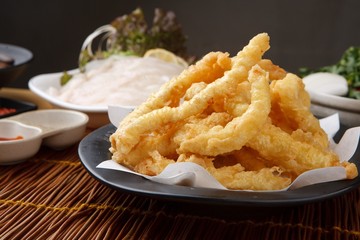 ojingo  fried, 오징어튀김