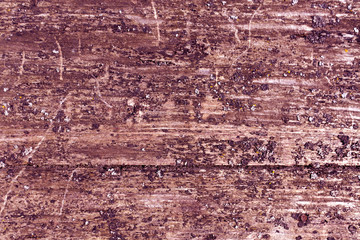 Grungy wooden borad surface with moss.