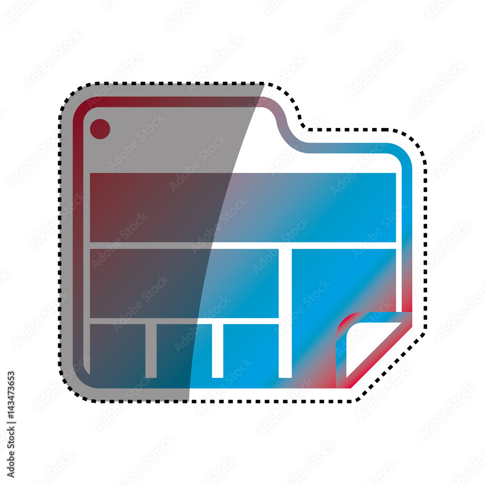 Aufkleber browser web interface icon vector illustration graphic design