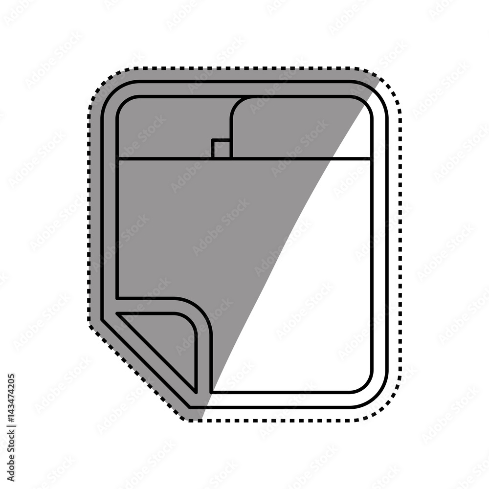 Poster browser web interface icon vector illustration graphic design