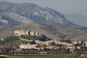 Scenic view of Selçuk Castle Turkey