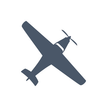 Small airplane isolated icon vector illustration graphic design