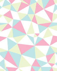 Seamless polygonal pattern background, creative design templates