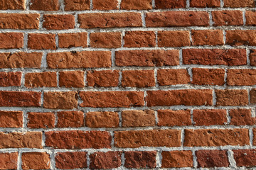 muro di mattoni a vista