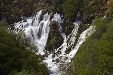 Tomara waterfall Kelkit Gumushane Turkey