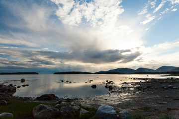 White sea, Luvenga, white polar night, russian nord