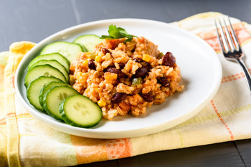 chilli con carne with rice