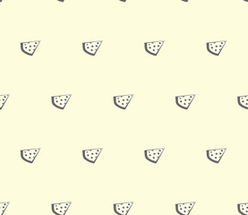 pizza seamless pattern