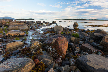 White sea, Luvenga, white polar night, russian nord