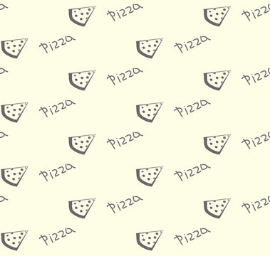 Pizza Seamless Pattern