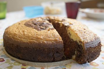  sponge cake with double taste