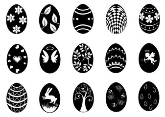 Les oeufs de Pâques modèle