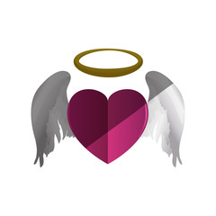 Holy heart love icon vector illustration graphic design