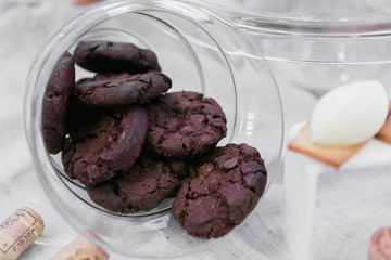 Warm Homemade Gingersnap Cookies topped with Sugar