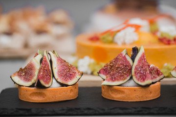 Сreative fruit dessert