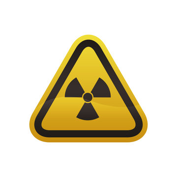Nuclear sign advert icon vector illustration graphic design