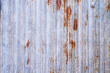 Fototapeta premium Old rusty metal sheet roof texture background