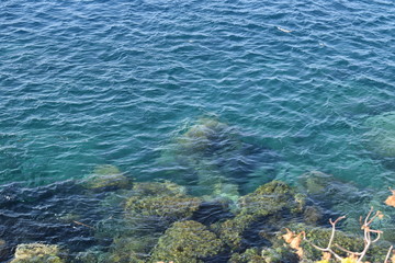 Fototapeta na wymiar mare con rocce