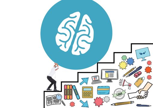 Carrying the brain by the stairs