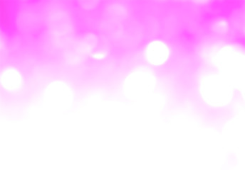 Beautiful pink and white bokeh glitter glow background