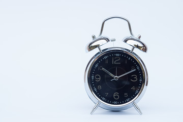 Alarm clock isolated on white background