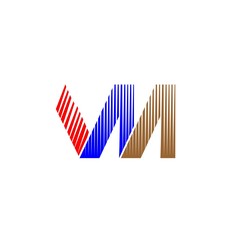 letter VN logo vector