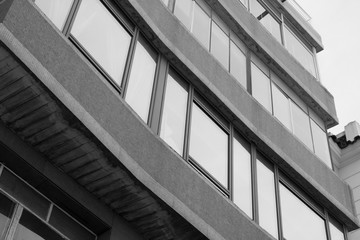 Architecture architectural detail photo black white - Powered by Adobe