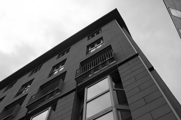 Obraz premium Architecture architectural detail photo black white