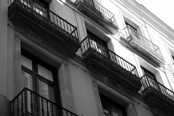 Architecture architectural detail photo black white