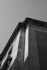 Obraz premium Architecture architectural detail photo black white