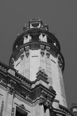Obraz premium Architecture architectural detail photo black white