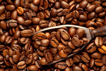 coffee beans as wallpaper
