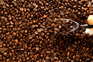 coffee beans as wallpaper
