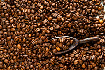 coffee beans as wallpaper