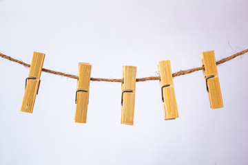 Wood clip.