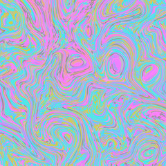 Opal texture at suminagashi technique. Petrol pattern. Holographic background. Fashion design