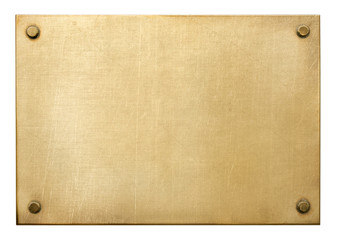 Fototapeta premium Bronze plate