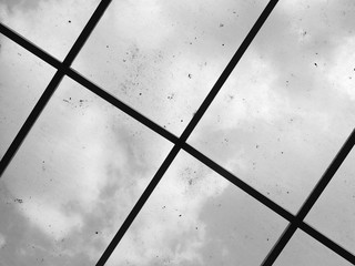 Dusty dirty glass composition as a background texture