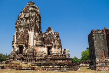 Naklejka premium Stupa in Wat Phra Sri Rattana Mahathat