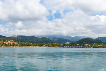 Port d'Andratx, Mallorca - old village in bay with beautiful coast - spain