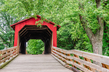 Burr Arch Covered Bridge near Route 66