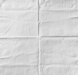 Texture of white tissue paper