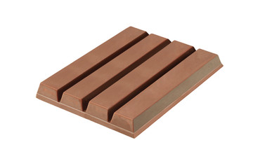 chocolate on a white background