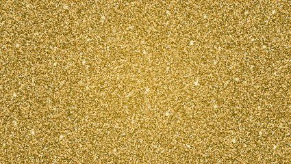 Abstract shiny gold glitter background. Bright substrate, a template for greeting cards, advertisements, invitations and any of your design.