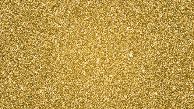 Abstract shiny gold glitter background. Bright substrate, a template for greeting cards, advertisements, invitations and any of your design.