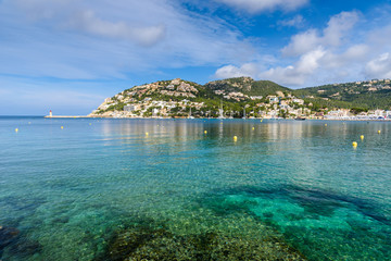 Port d'Andratx, Mallorca - old village in bay with beautiful coast - spain