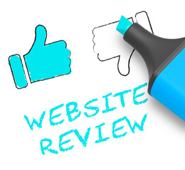 Website Review Displays Site Performance 3d Illustration